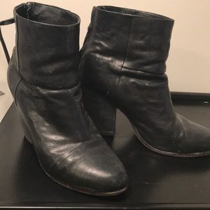 Rag & Bone booties, Black